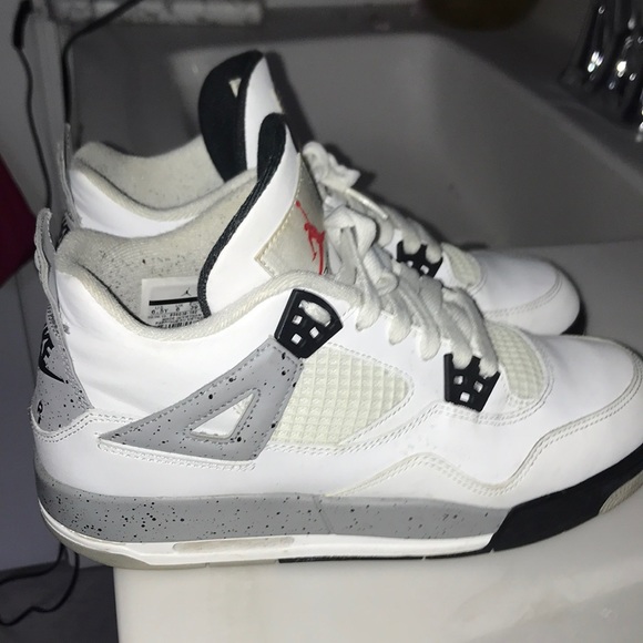Jordan Shoes - LOWEST❗️Cement Retro 4 Jordans 6.5 Y Women’s 8